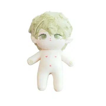 무속성 봉제 인형 20cm 본체 옷 갈아입히기 인형 귀 옷 갈아입기 여우