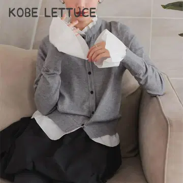 [ 미사용 새상품 ] KOBE LETTUCE 셔츠 레이어드 스타일 니트탑