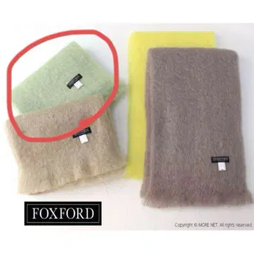 FOXFORD 폭스포드 모헤어 머플러 스톨