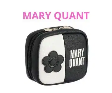 MARY QUANT 큐보이트 파우치 미니 바이컬러 택 포함 새상품