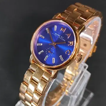 새상품급 마크제이콥스 골드 블루 네이비 쿼츠 손목시계