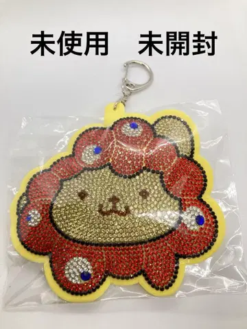 만박 미야쿠미야쿠 폼폼푸딩 반짝이 키링