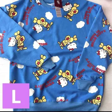[ L ] Hello kitty 올 패턴 프린트 트레이닝복