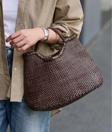 프레임워크 드래곤 백 다크 브라운 바스켓백