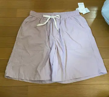 새상품 더스티 핑크 숏팬츠 허리밴딩