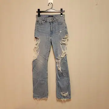 EMODA 데미지 가공 데님 팬츠 사이즈 1