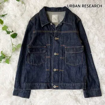 URBAN RESEARCH 데님 자켓 인디고 블루 블루종