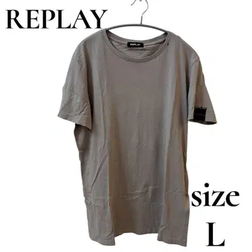 REPLAY 리플레이 그레이 T셔츠 L 사이즈 반팔