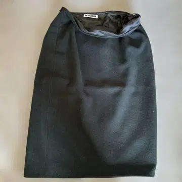 ISLANDER 블랙 타이트 스커트