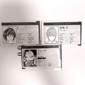 데스노트전 명함 카드 L 야가미 라이토 류크