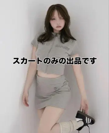 andmary Jenny 로고 세트업 스커트 앤드마리