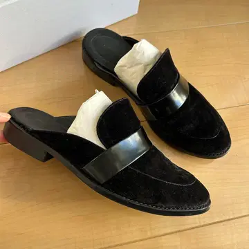 MARISA REY 모카신 슬리퍼 샌들 뮬 로퍼 천연 가죽