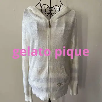 [ 새상품급 ] gelato pique 스무디 보더 후드티