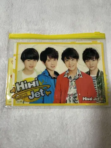 HiHi Jet 스티커 세트 레터 세트 클리어 파일 2장 세트