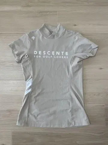 DESCENTE 골프용 베이지 셔츠
