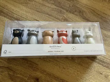 인형 입상 동물 6개 세트