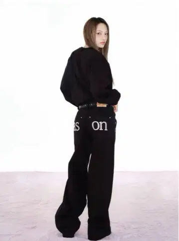 ason 아즈온 SMOG WIDE PANTS 블랙 ason 한국