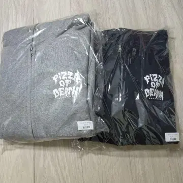 PIZZA OF DEATH 집업 후드티 2벌 세트