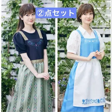 시마무라 치하루 안나 엘사 에이프런 2개 세트 미사용 새상품