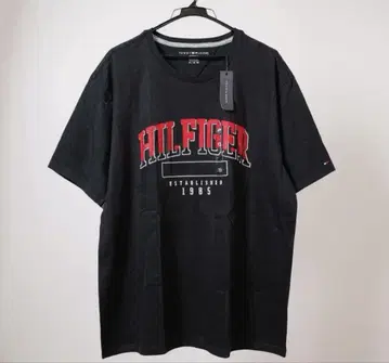SALE 새상품 TOMMY HILFIGER 블랙 로고 T셔츠 남성용 XL