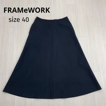 FRAMeWORK 프레임워크 맥시 길이 플레어 스커트 40