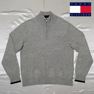 [ TOMMY HILFIGER ] 타미힐피거 하프 지퍼 스웨터 ( L )