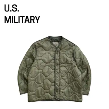 [ 새상품급 ] U.S 밀리터리 00s 퀼팅 라이너 자켓 USA