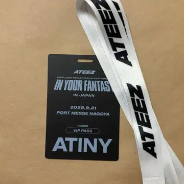 ATEEZ VIP PASS 9/21 나고야 포트메세 업그레이드
