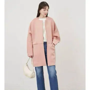 Mila owen 노카라 코쿤 하프 기장 분또 코트