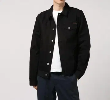 [ 새상품급 ] Nudie Jeans 누디진 블랙 데님 트래커