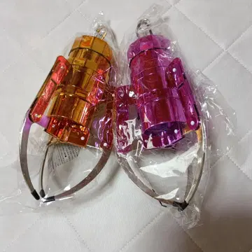 MEGA NEW 크레인 암 키링 3 오렌지(금) 핑크 2점 세트