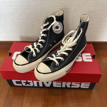 CONVERSE ALL STAR 블랙 하이컷 스니커즈