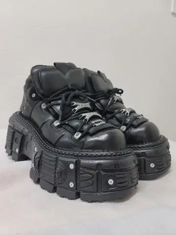 NEWROCK 뉴락 통굽 스니커즈 부츠 43M-TANK106-C2