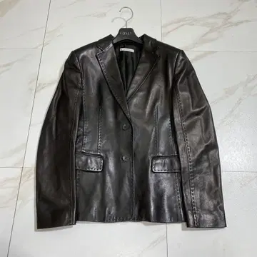 컨디션 최상 호메오스타일 이탈리아 라무 가죽 자켓 최고급 양가죽 스티치