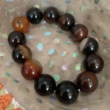 빅볼 15mm 마노 팔찌 12개