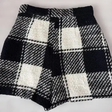 sheller 블록 트위드 CHECK 큐롯 M