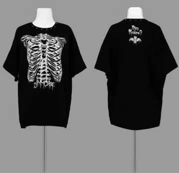 DimMoire Piercing 늑골 BIG 티셔츠