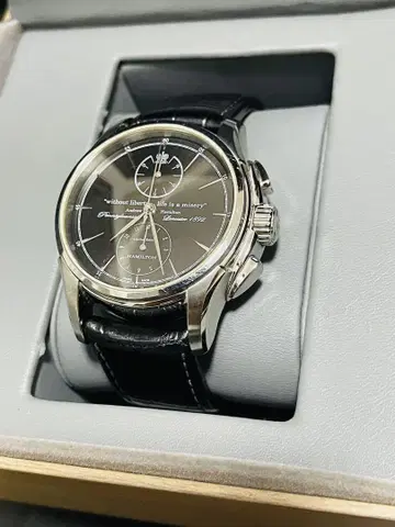 [ 뒷면 투명 ] 해밀턴 스플릿 오브 리버티 크로노그래프