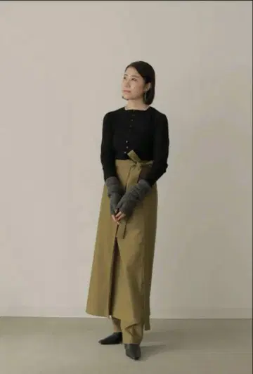 louren front button knit cardigan