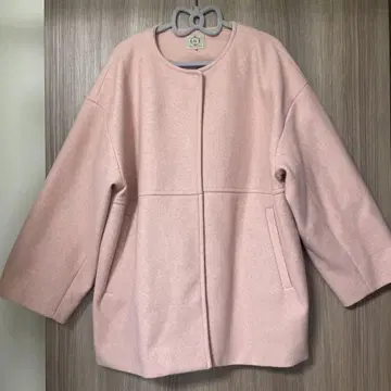 사만사 모스모스 울리 라이크 코트 핑크