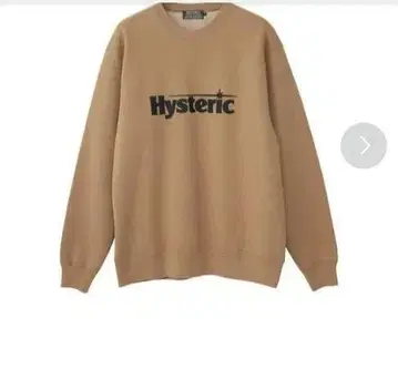 HYSTERIC GLAMOUR 맨투맨 트레이닝복 베이지 L 사이즈
