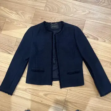 UNITED ARROWS 네이비 노카라 자켓 40 사이즈
