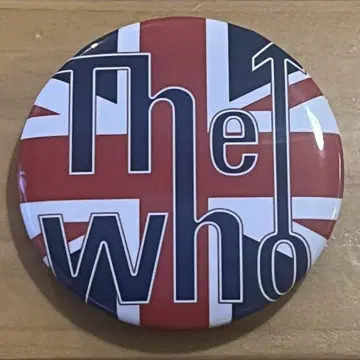[ 미사용 새상품 ] THE WHO 유니언 잭 패턴 캔배지