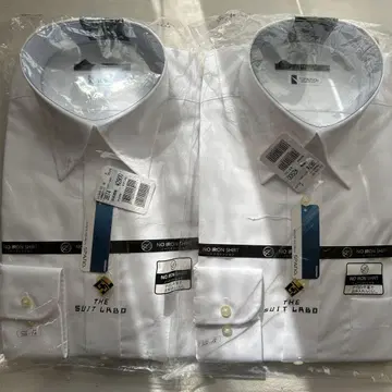 THE SUIT LABO 노다리미 와이셔츠 2장 세트