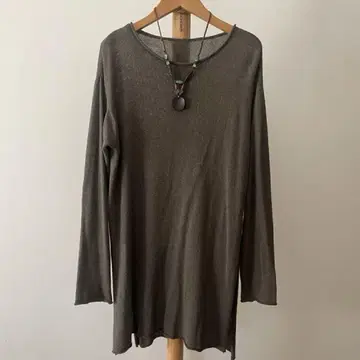 babaghurI 바바구리 코튼 야크 튜닉 숯