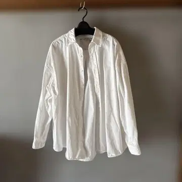 whimsic 화이트 긴팔 셔츠 레귤러 카라