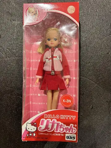 레어 Licca짱 Hello Kitty 콜라보 2001년 K-3N 미사용
