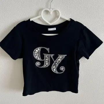 GYDA GY bijou 티셔츠 블랙 F 사이즈