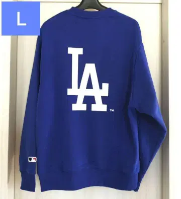 다저스 트레이닝복 맨투맨 백 로고 MLB 블루 L 오타니 쇼헤이