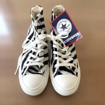 미사용 새상품 CONVERSE 컨버스 ALL STAR 제브라 퍼